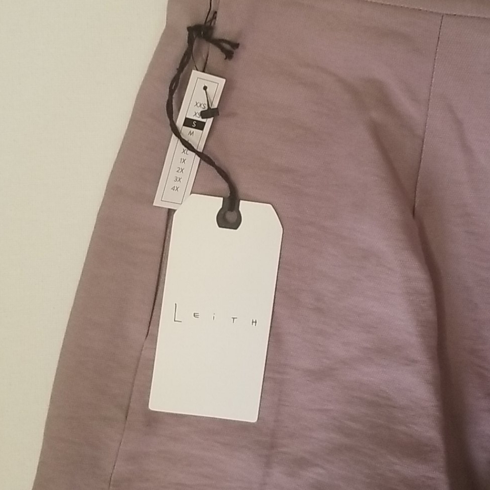 (3 for $12) Leith Lilac High Tie Waist Paperbag Shorts